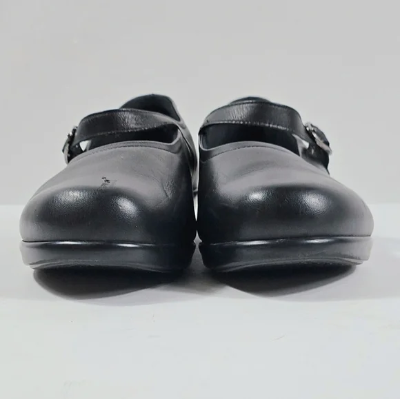 SAS Tripad Comfort Maria Leather Black Buckle Strap Round Toe Mary Jane Flat - Picture 3 of 16